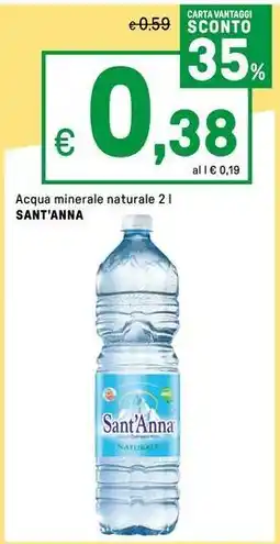 Iper La Grande Acqua minerale naturale SANT'ANNA offerta