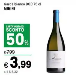 Iper La Grande Garda bianco DOC 7 MININI offerta