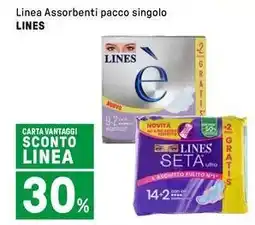 Iper La Grande Linea Assorbenti pacco singolo LINES offerta