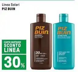 Iper La Grande Linea Solari PIZ BUIN offerta