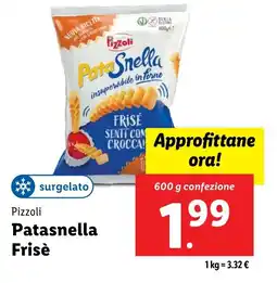 Lidl Pizzoli Patasnella Frisè offerta