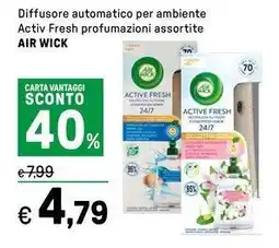 Iper La Grande Diffusore automatico per ambiente Activ Fresh profumazioni assortite AIR WICK offerta
