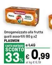 Iper La Grande Omogeneizzato alla frutta gusti assortiti PLASMON offerta