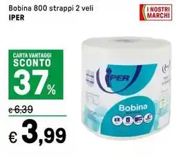 Iper La Grande Bobina 800 strappi 2 veli IPER offerta