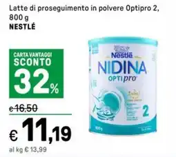 Iper La Grande Latte di proseguimento in polvere Optipro 2 NESTLÉ offerta