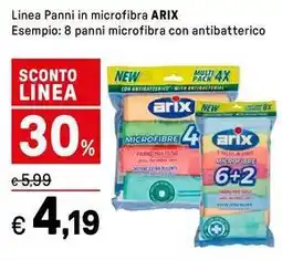Iper La Grande Linea Panni in microfibra ARIX offerta