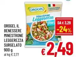 A&O Orogel il benessere minestrone leggerezza surgelato offerta