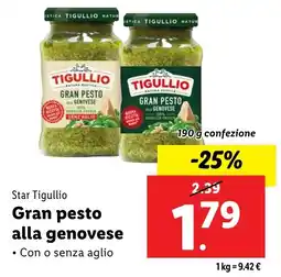 Lidl Star Tigullio Gran pesto alla genovese offerta