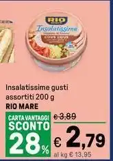 Iper La Grande Insalatissime gusti assortiti RIO MARE offerta