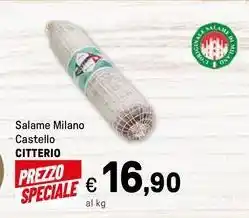 Iper La Grande Salame Milano Castello CITTERIO offerta
