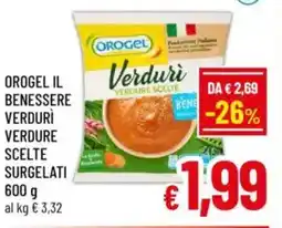 A&O Orogel il benessere verduri verdure scelte surgelati offerta
