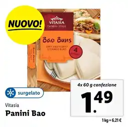 Lidl Vitasia Panini Bao offerta