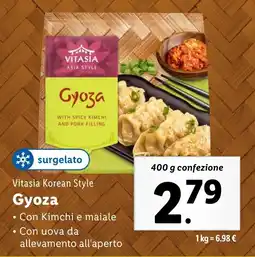 Lidl Vitasia Korean Style Gyoza offerta