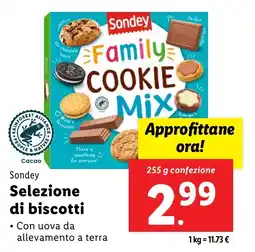 Lidl Sondey Selezione di biscotti offerta