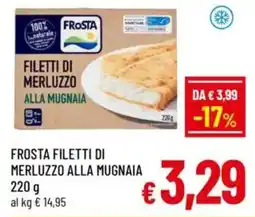 A&O Frosta filetti di merluzzo alla mugnaia offerta