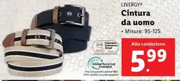 Lidl LIVERGY Cintura da uomo offerta
