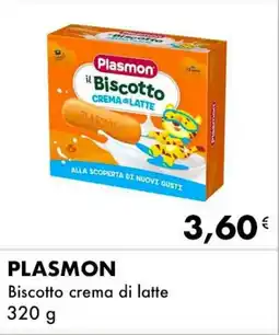 Iper Tosano PLASMON Biscotto crema di latte offerta