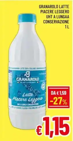 A&O Granarolo latte piacere leggero uht a lungaa conservazione offerta