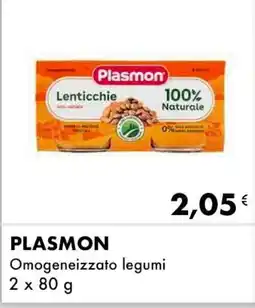 Iper Tosano PLASMON Omogeneizzato legumi offerta