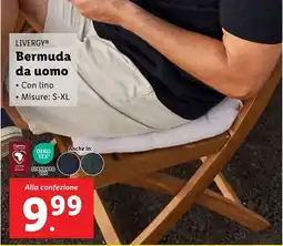 Lidl LIVERGY Bermuda da uomo offerta