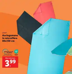 Lidl CRIVIT Asciugamano in microfibra 80x130 cm offerta