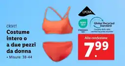 Lidl CRIVIT Costume intero o a due pezzi da donna offerta