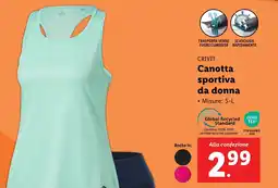 Lidl CRIVIT Canotta sportiva da donna offerta