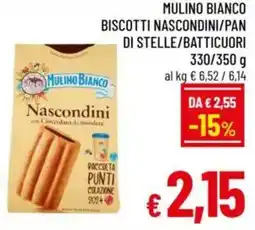 A&O Mulino bianco biscotti nascondini/pan di stelle/batticuori offerta