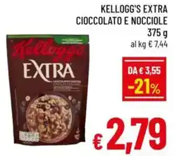 A&O Kellogg's extra cioccolato e nocciole offerta