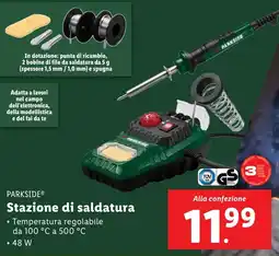 Lidl PARKSIDE Stazione di saldatura offerta