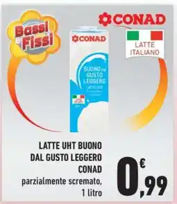 Conad LATTE UHT BUONO DAL GUSTO LEGGERO CONAD offerta