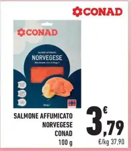 Conad Salmone Affumicato Norvegese Conad offerta