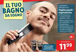 Lidl SILVERCREST PERSONAL CARE Tagliacapelli regolabarba offerta
