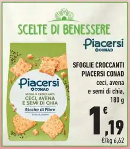 Conad SFOGLIE CROCCANTI PIACERSI CONAD offerta