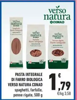 Conad PASTA INTEGRALE DI FARRO BIOLOGICA VERSO NATURA CONAD offerta