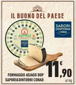 Conad Formaggio Asiago DOP offerta