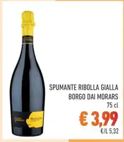 Conad Spumante Ribolla Gialla Borgo Dai Morars offerta