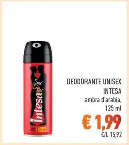 Conad DEODORANTE UNISEX INTESA offerta
