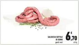 Conad SALSICCIA SOTTILE DI SUINO offerta