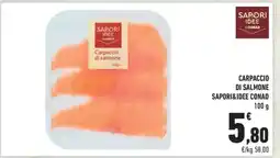 Conad CARPACCIO DI SALMONE offerta