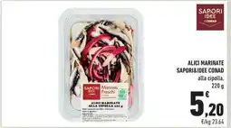 Conad ALICI MARINATE SAPORI&IDEE CONAD alla cipolla offerta