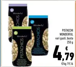 Conad PISTACCHI WONDERFUL offerta