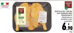 Conad BUSTO POLLO GRILL “COME UNA VOLTA” SAPORI&IDEE CONAD PERCORSO QUALITA’ offerta