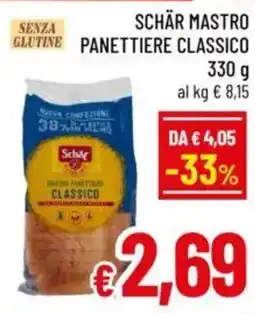 A&O Schär mastro glutine panettiere classico offerta