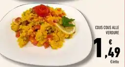 Conad COUS COUS ALLE VERDURE offerta