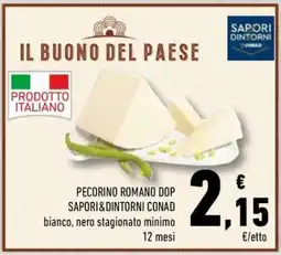 Conad Pecorino Romano DOP Sapori&Dintorni Conad offerta