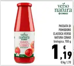 Conad PASSATA DI POMODORO CLASSICA VERSO NATURA CONAD offerta