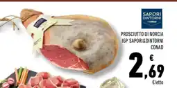 Conad PROSCIUTTO DI NORCIA IGP SAPORI&DINTORNI CONAD offerta