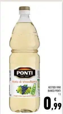 Conad ACETO DI VINO BIANCO PONTI offerta