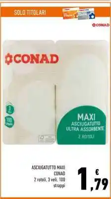 Conad ASCIUGATUTTO MAXI CONAD offerta